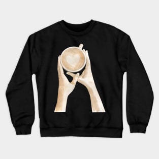 Cappuccino Art Crewneck Sweatshirt